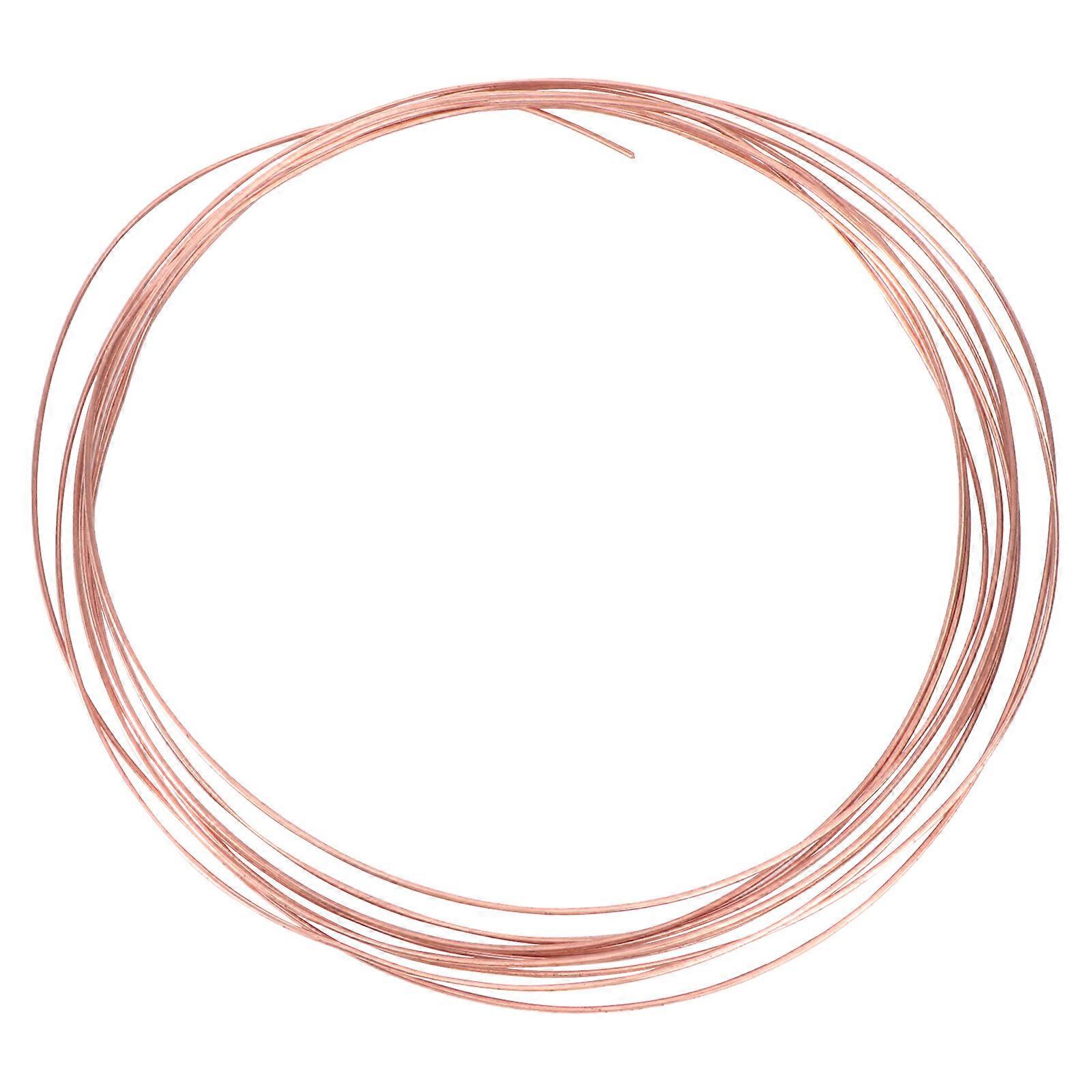 5 Meter Conductive Copper Wire Electric Brushes Making Craft Copper Wire 5m Copper Wire Roll Bare Copper Wire