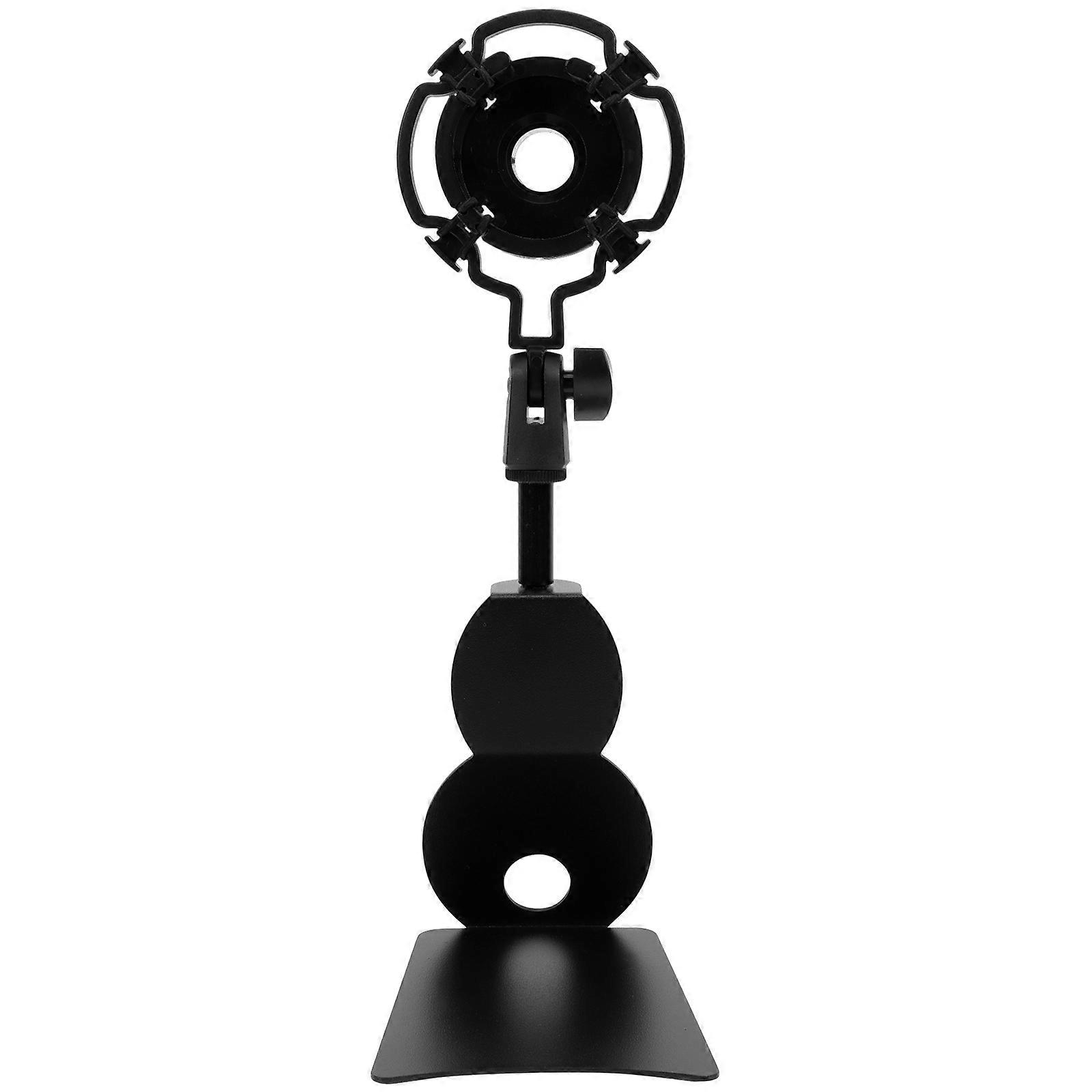 1 Set ABS Multi-functional Microphone Mount Clamps Iron Microphone Stand Holders