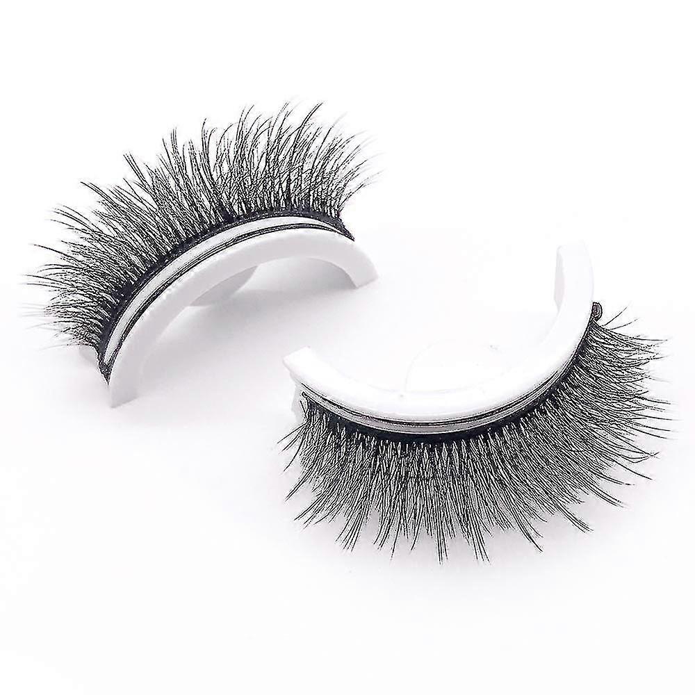 Self Adhesive Natural Eyelashes Reusable Artificial Eyelashes Glue Free