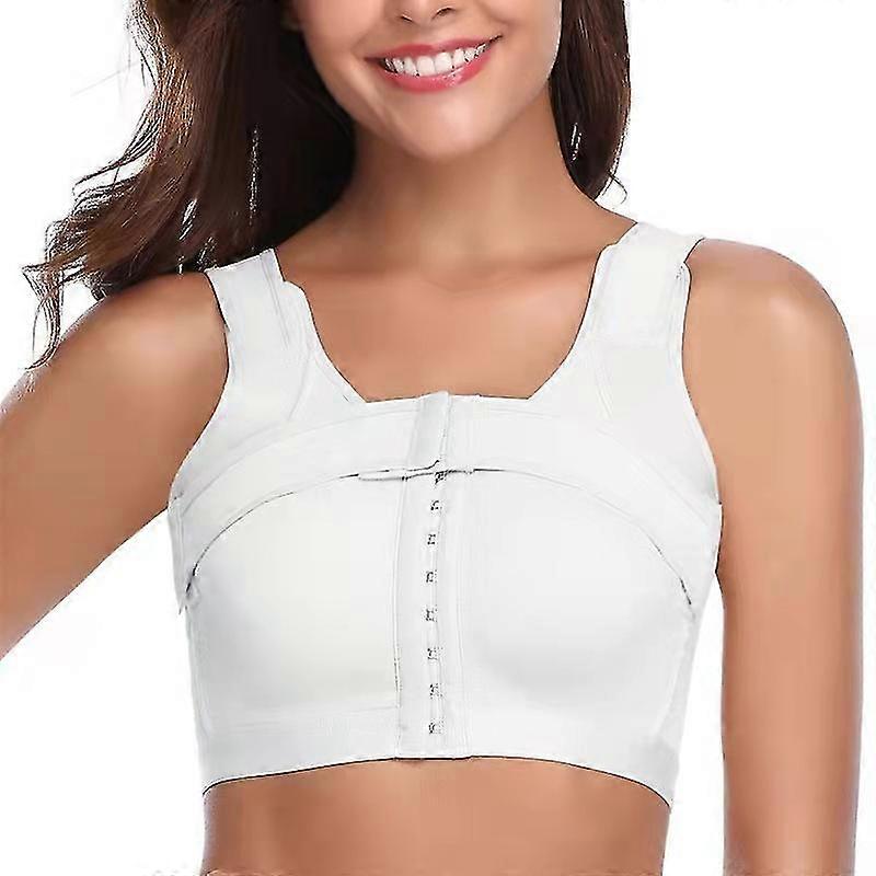 Women's Front Buckle Large Size Post-pregnancy Thin Women's Breathable Skin-friendly Elastic Push-up Adjustable Double-layer Light Underwear