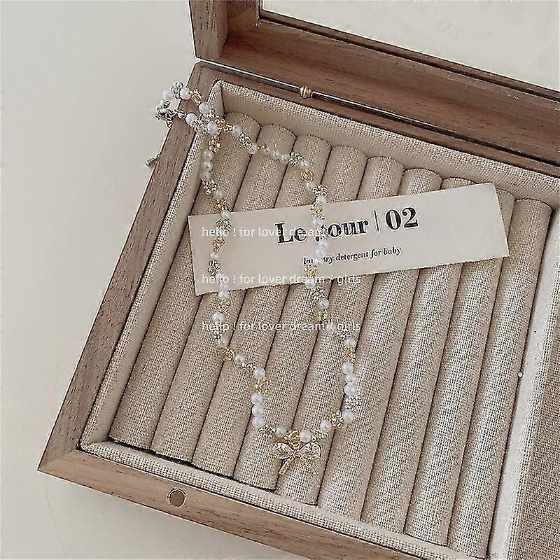 Collier Perle Papillon Stud Bijoux de Mode