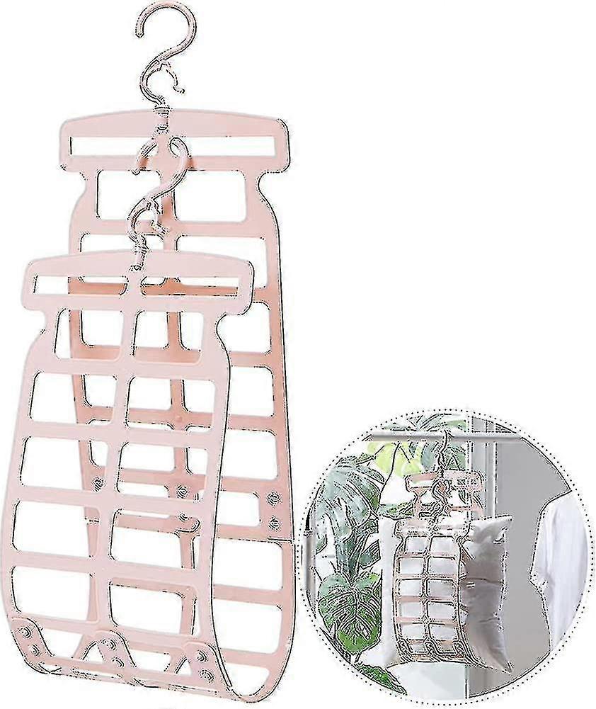 Adjustable Hair Dryer, Plastic Double Hook Pillow Drying Rack, Plush Doll Drying