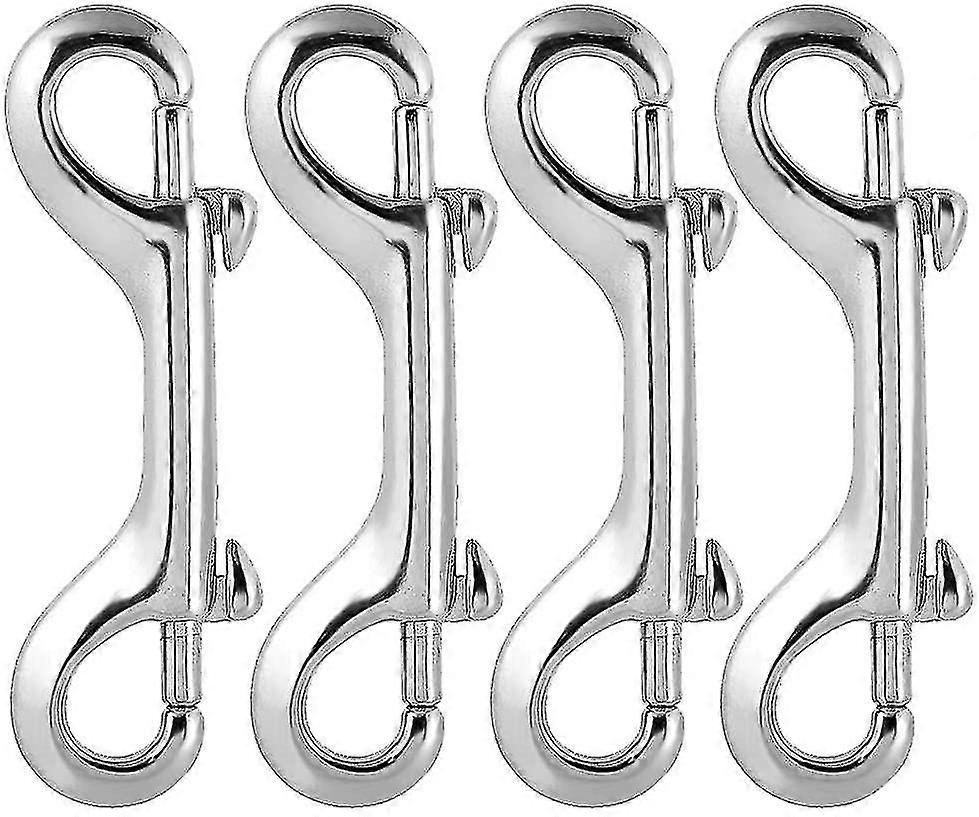 4 Pcs Double Ended Bolt Snap Hooks Double End Heavy Duty Trigger Snaps Lobster Bolt Snaps
