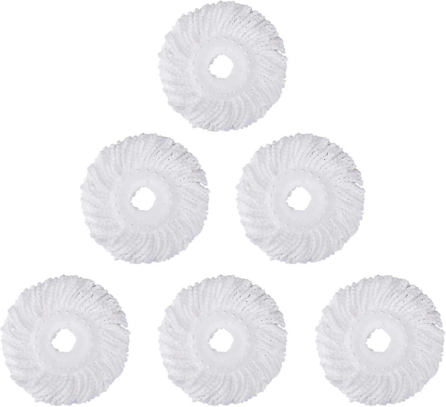 Mop Head Replacement, 6 Pack EasyWring Microfiber Mop Refill
