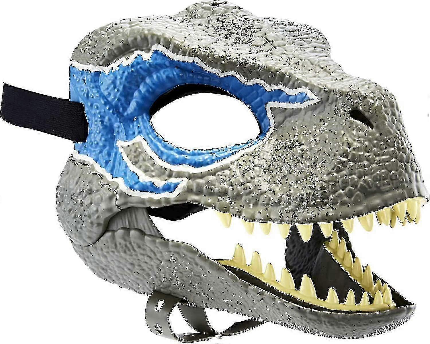 Multicoloured Velociraptor Blue Mask - 1pc