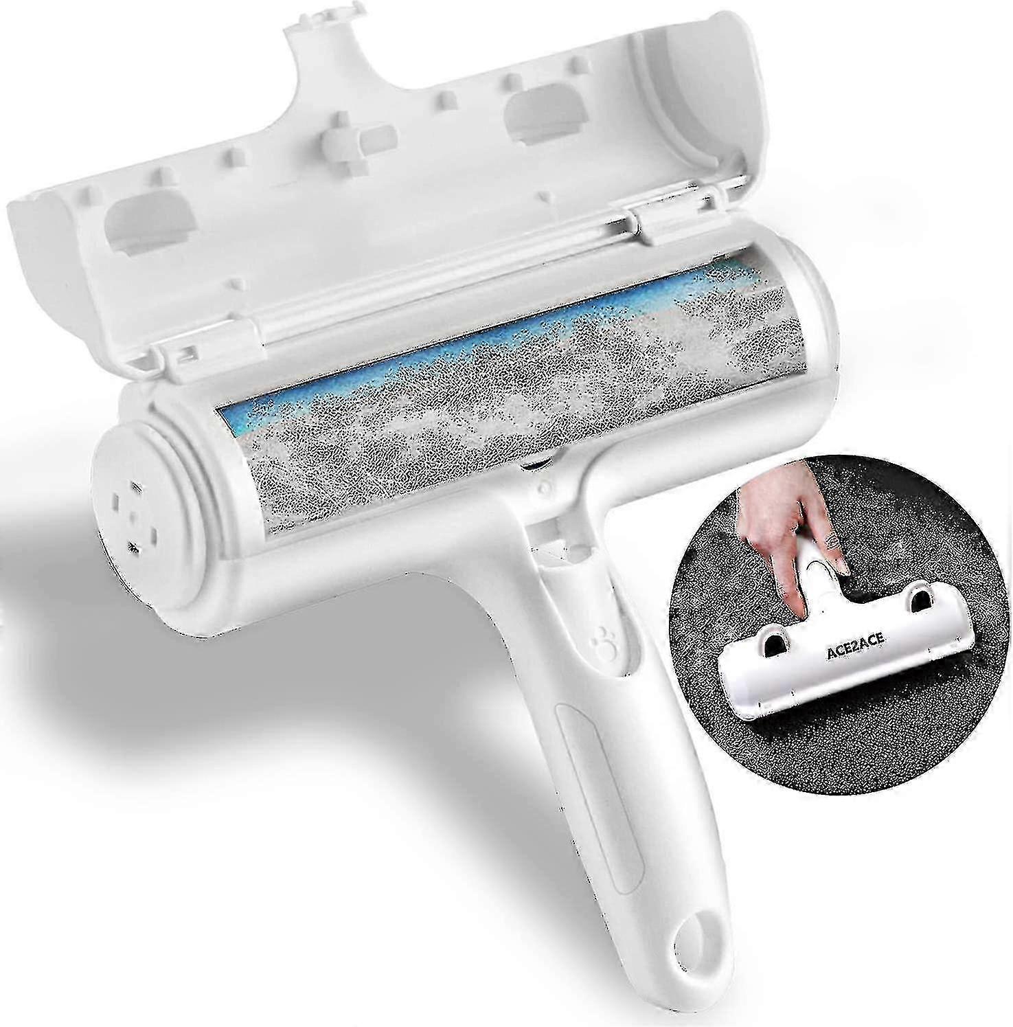 فرشاة مزيل شعر Ace2ace Pet Cat ، فرشاة مزيل الشعر السحرية القابلة لإعادة الاستخدام ، أسطوانة شعر الأليفة ، آلة إزالة الشعر (الملابس / الأريكة / السيارة / السرير / السجاد)P20211224941