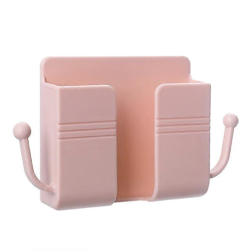 Wall Mounted Storage organizer Box Remote Control Organizer Case Mobile Phone Plug Charging Holder Rack Home Multifunction Stand