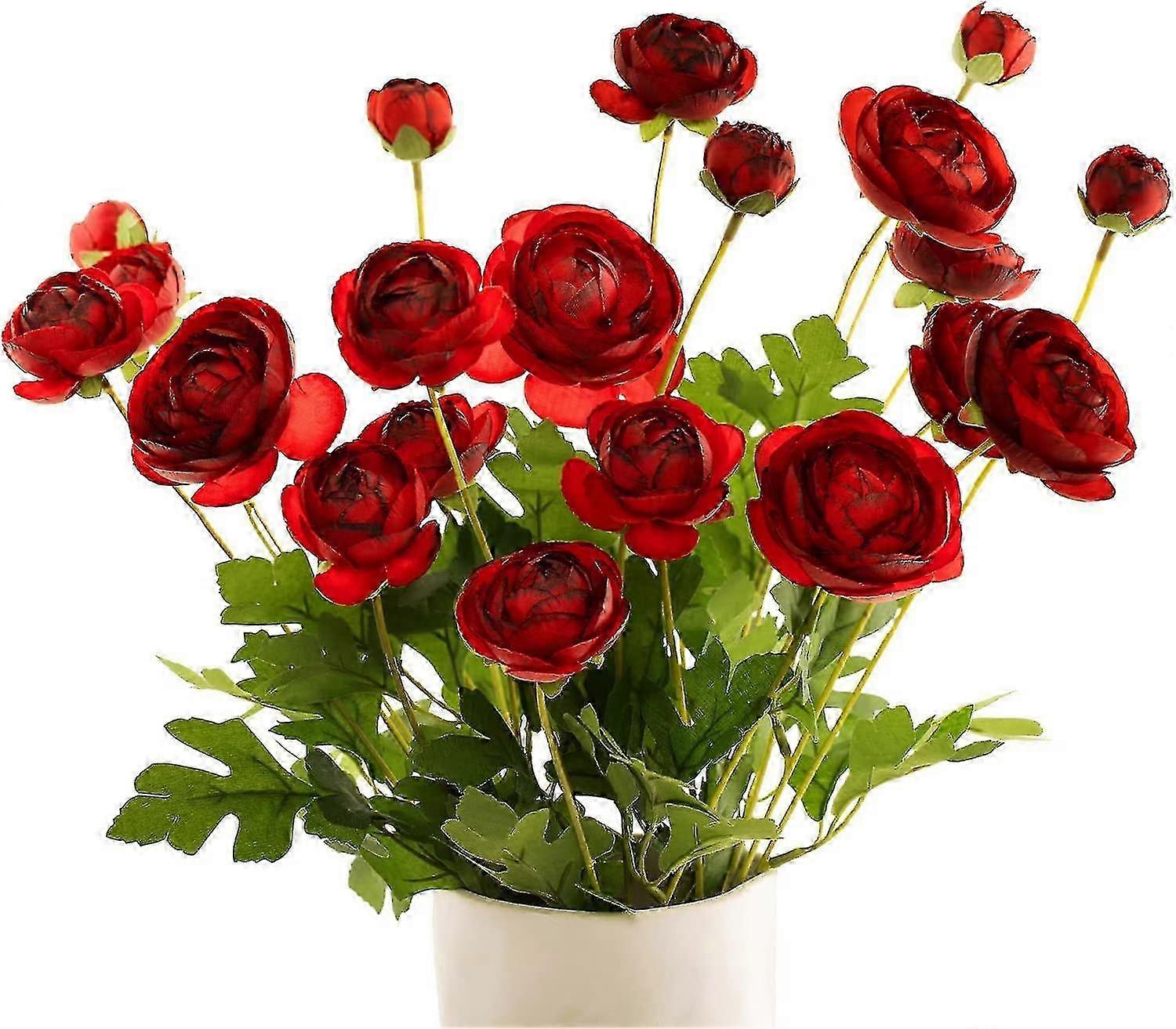 Artificial Flower Persian Hair Decoration Red