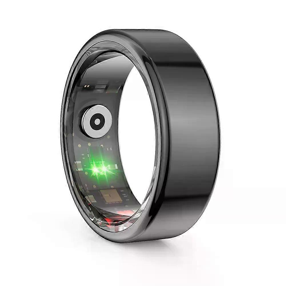 R02 Smart Ring Sleep Monitor Bluetooth 5.0 Blood Oxygen Tracker Fitness Tracker Ring IP68 and 5ATM Waterproof Multiple Sports Modes