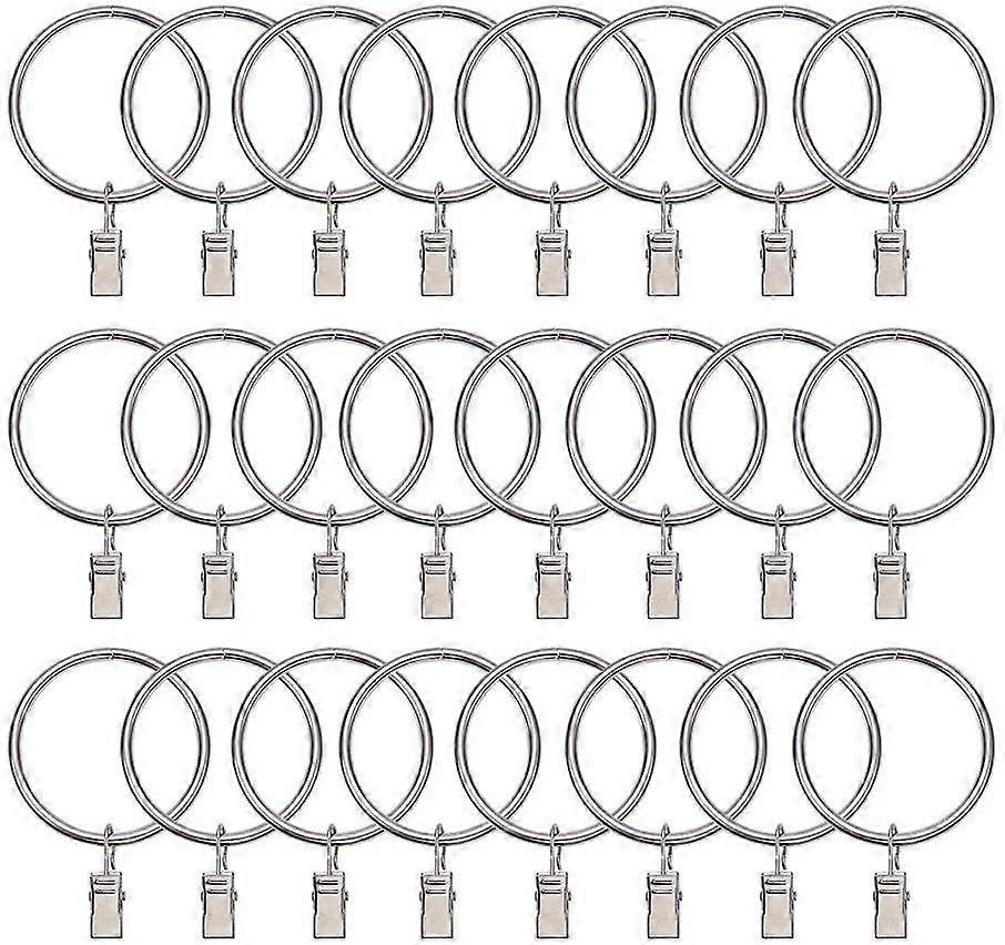 Iron Heavy Duty Curtain Clips Silver 4x50mm