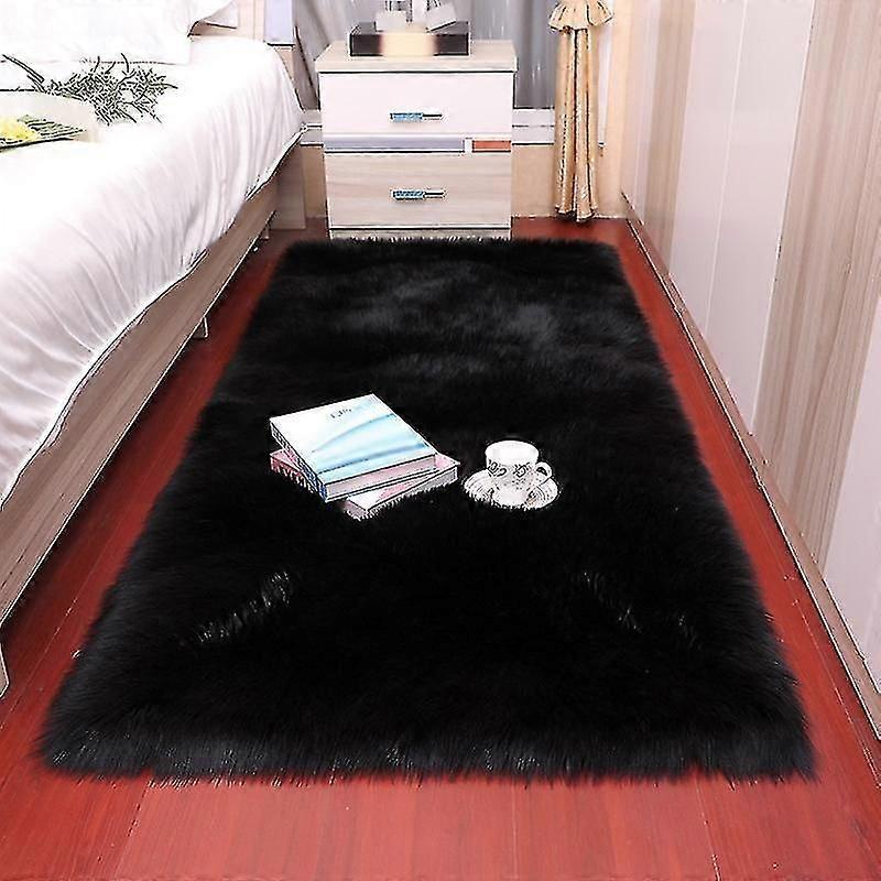 Matta för vardagsrum 160x230 modern plysch mjuk fluffig sovrum sängmattor burspråk soffa fåtölj dyna vit grå stora mattor