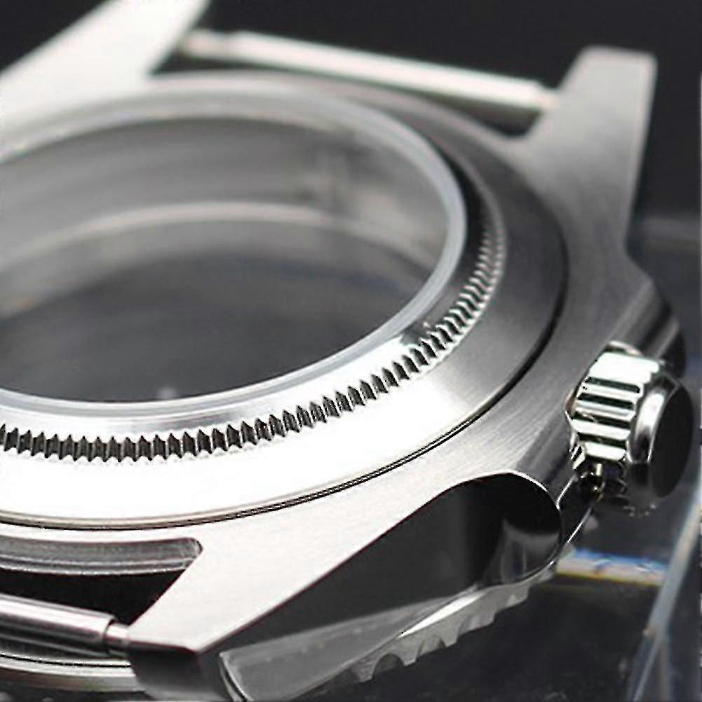 Watches Case No Date Window Transparent Back Cover