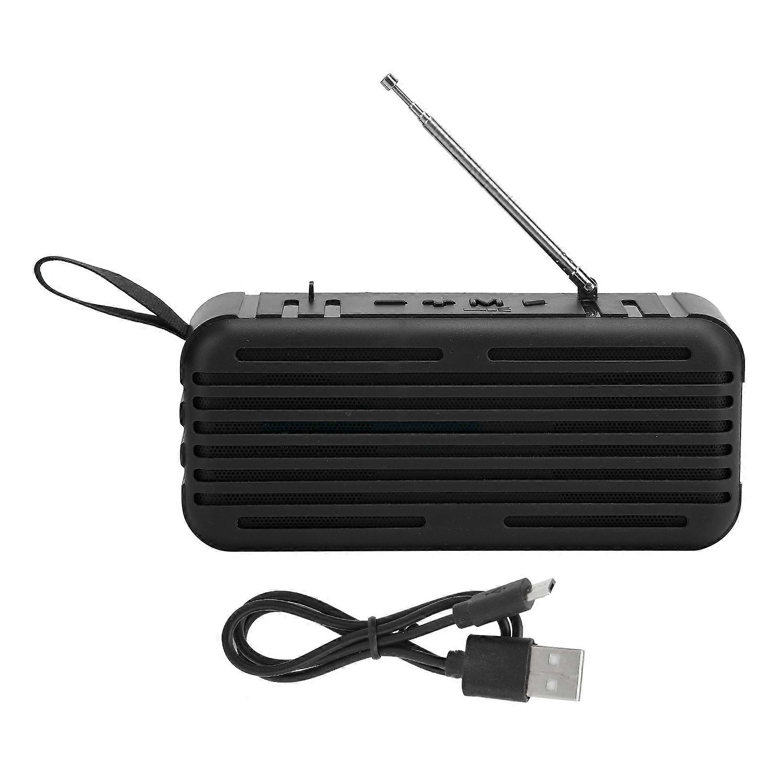 Wireless Bluetooth Speaker with Antenna Solar LED Mini Loudspeaker Box for Mobile Phone