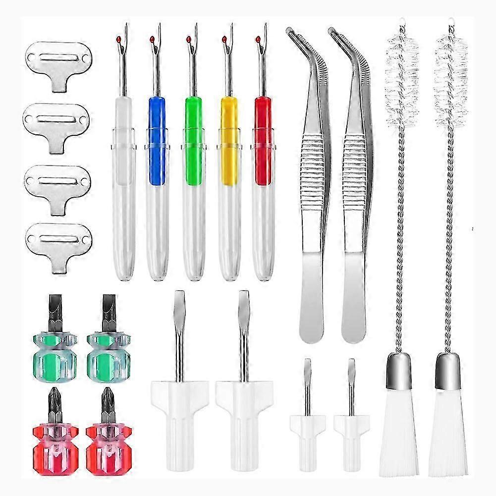 21pcs Sewing Machine Cleaning Tool Kit Different Size Screwdrivers Sewing Machine Repair Tools