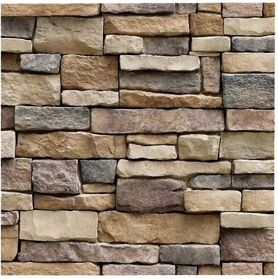 Brick Wallpaper Stone Self Adhesive Wallpaper Easily Removable