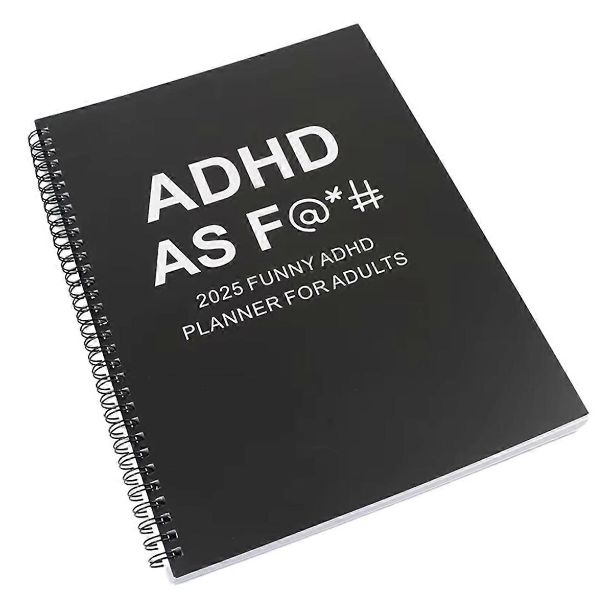 2025 Αστείος προγραμματιστής ADHD για ενήλικες: Οικογενειακό ημερολόγιο 12 μηνών 2025, εξατομικευμένος οικογενειακός μηνιαίος προγραμματιστής ημερολογίου