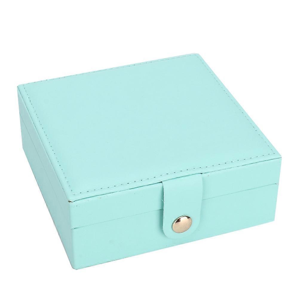 Portable PU Leather Jewelry Organizer Holder Box