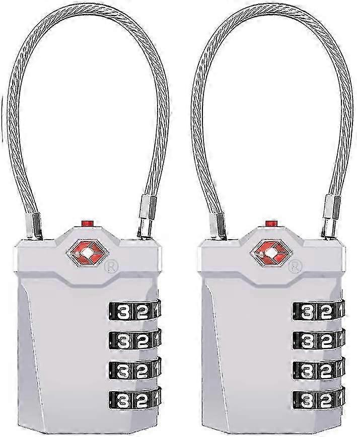 Tsa Locks 2 Pieces. Tsa Luggage Lock 4 Digits. Combination Lock Suitcase. Cable