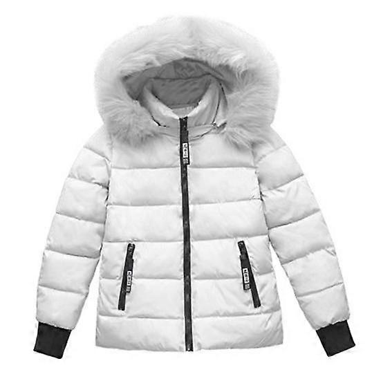 Yousheng Vinter Dunjacka Vadderade Hooded Fickor Zip-up Parka Vindtät Värmehållning Slim Fit Plus Storlek Dagligen Kallt Väder Ytterkläder Bomull Jacka