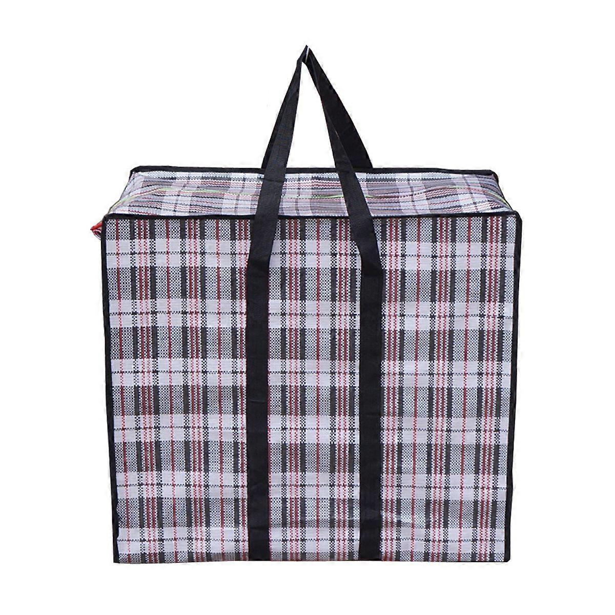 耐久性のあるジッパー付きの黒い大きな収納バッグ、オーガナイザーバッグ、ムービングバッグ、耐水性、キャリングバッグ、衣類用キャンプバッグ、寝具