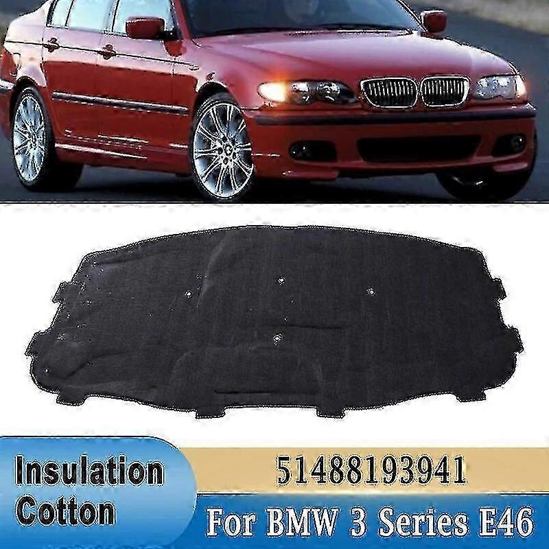 車のフロントエンジンフード遮音綿パッド BMW 3 シリーズ E46 320i 325i 328i 330i 51488193941 防音マットカバーと互換性があります