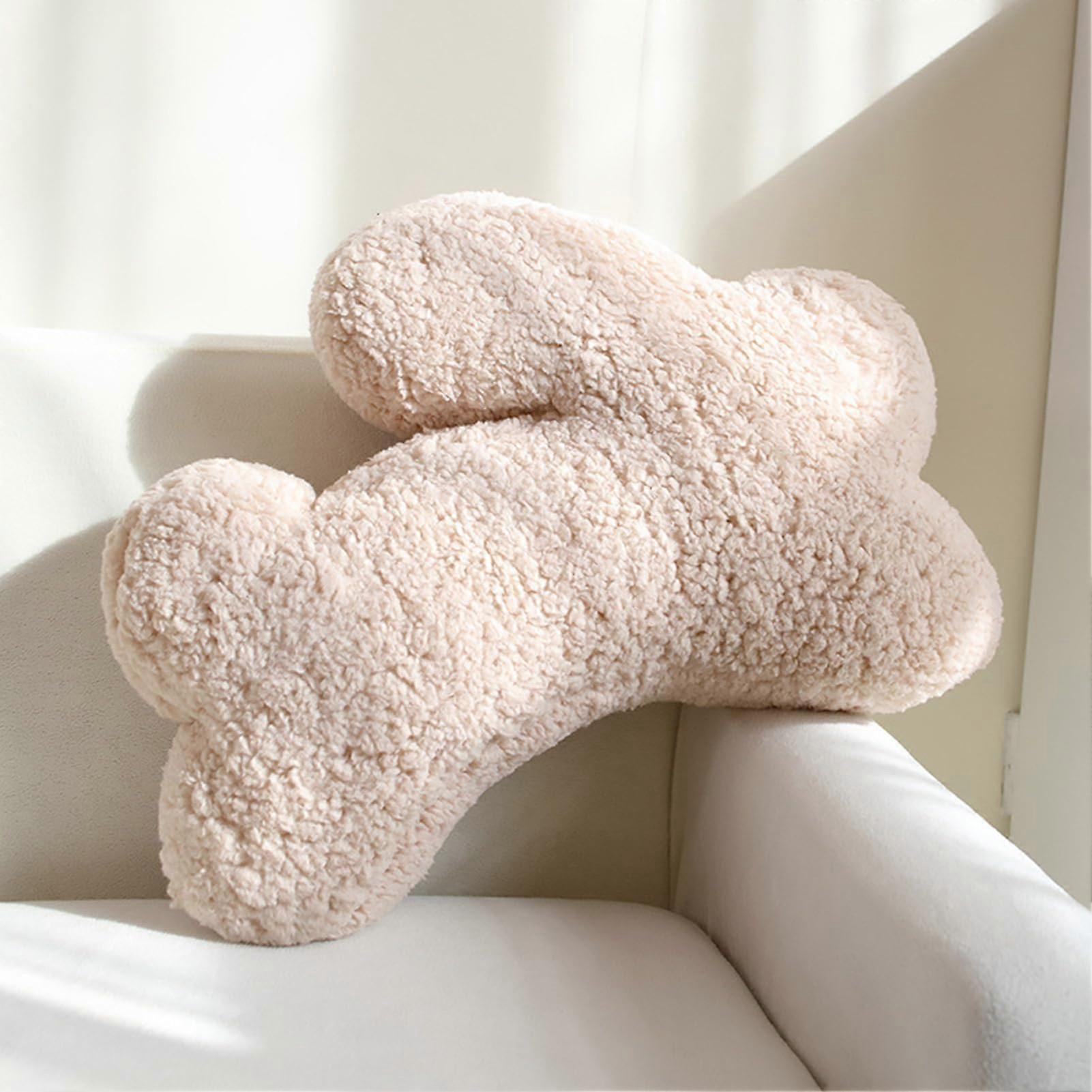 Soft Plush Throw Pillow for Sofa Bed Easter Decorations 21 x 15 Inches