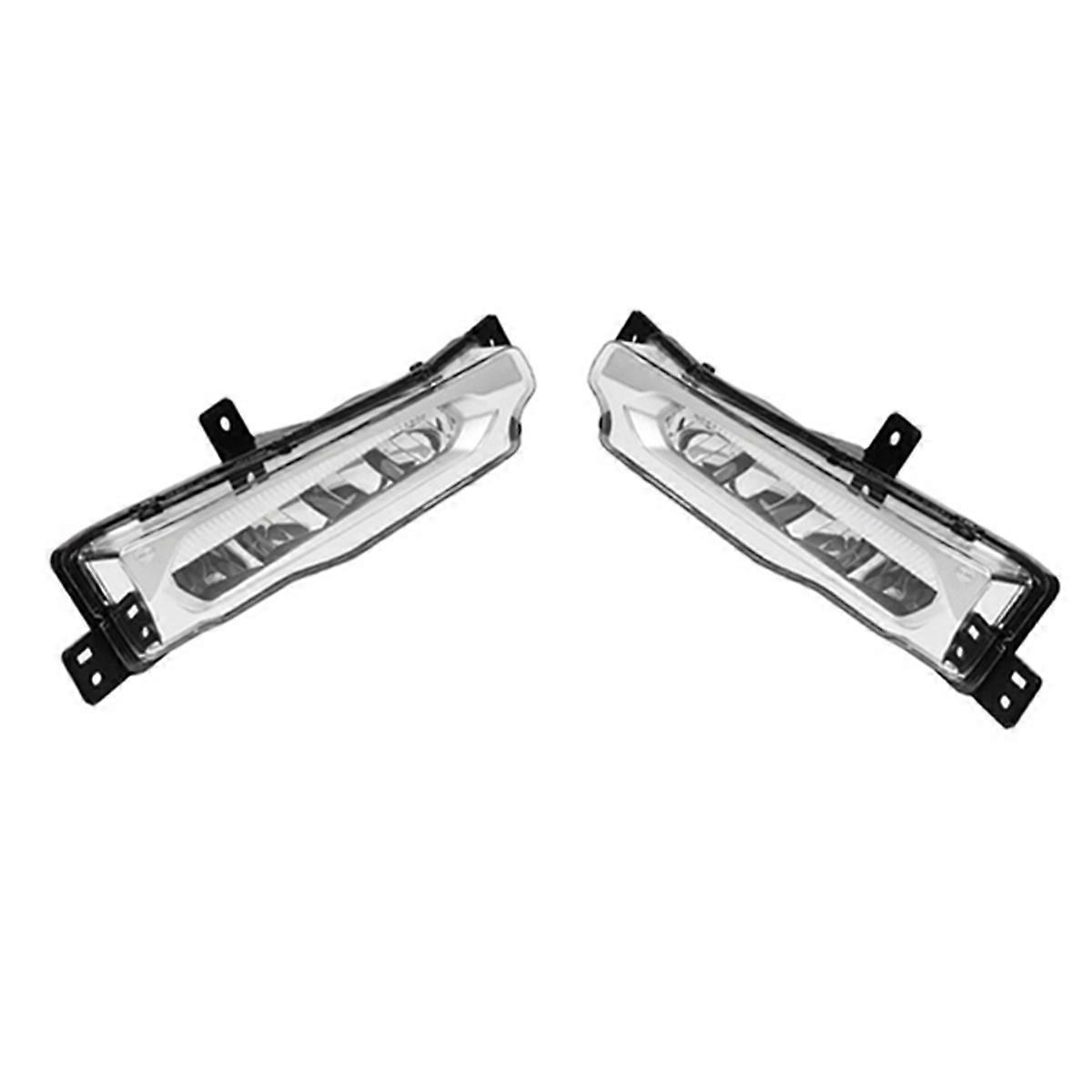 1Pair Front Bumper Fog Light LED Daytime Running Light for X3 X4 G01 G02 17-19 63177412527 63177412528 Driving Lamp