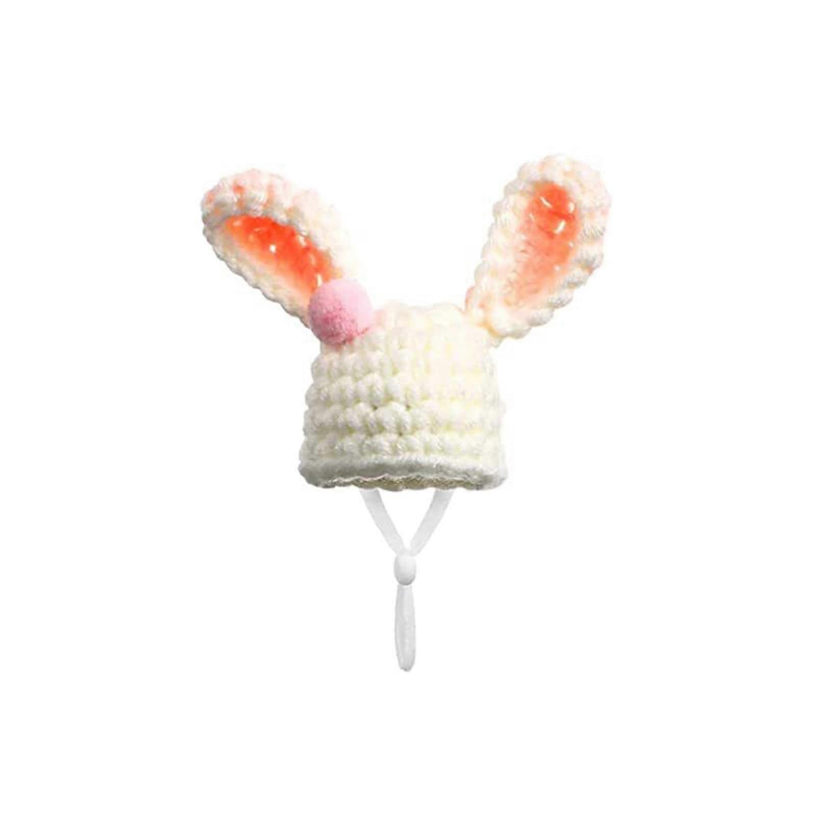 Mini Hand-Knitted Animal Hat for Infants, Soft Wool Material, Cute Animal Design, Multi-Color Options