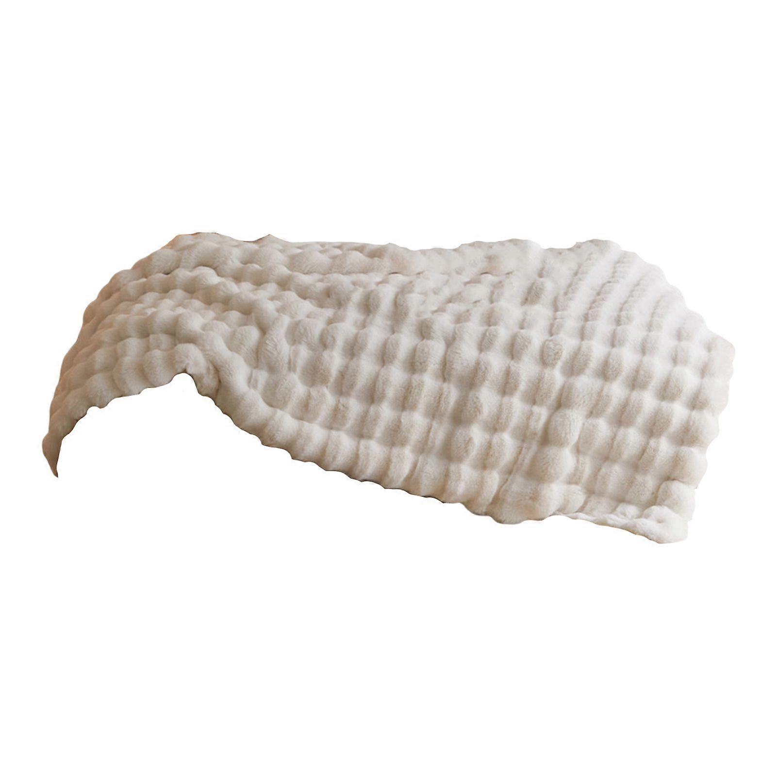 Luxury Velvet Blanket Ultra-Soft Microfiber Pillow Cover Faux Fur Double-Sided Plush Comfort Pillowcase Pure Color Super Warm Sofa Bed Office Nap Wint