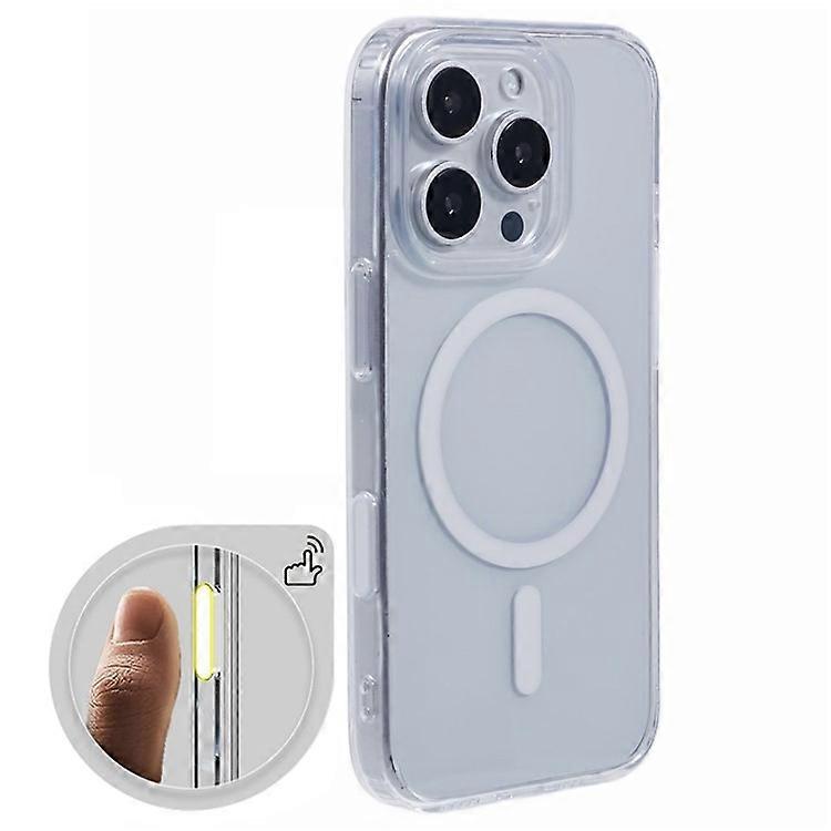 Compatible For iPhone 16 Pro Max Case Compatible with MagSafe TPU+Acrylic Phone Cover with Camera Control Button