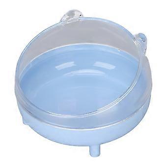 Cuenco inclinado para gatos, boca oblicua, cuenco inclinado para alimentar mascotas, para proteger la columna vertebral de los cachorros de perro, animales pequeñosBlu