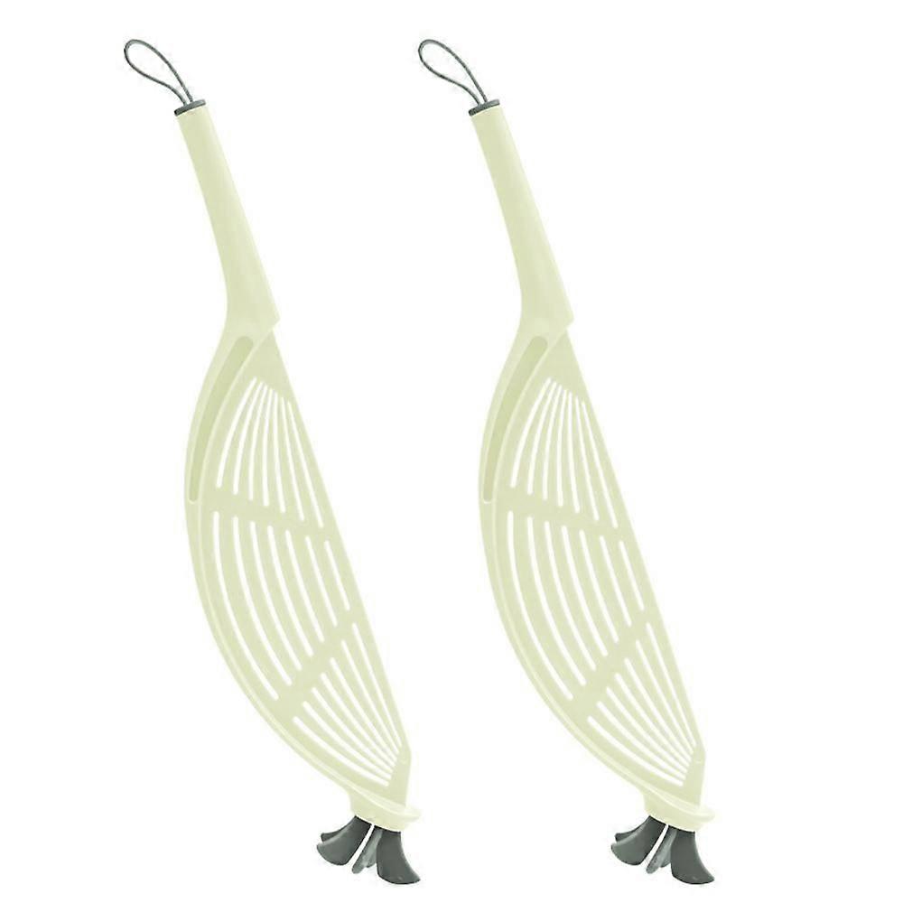 Clip on Strainer for Pots Pans, 2PACK, Heat Resistant Silicone fast