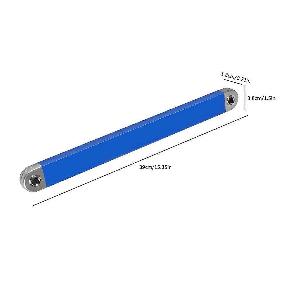 15-inch Extension Wrench Set, Impact-Ready Offset Extension Wrench Set with 1/4'', 3/8'', 1/2'' Square Drive Adapters and 1/4'' Drill Drive Adapters