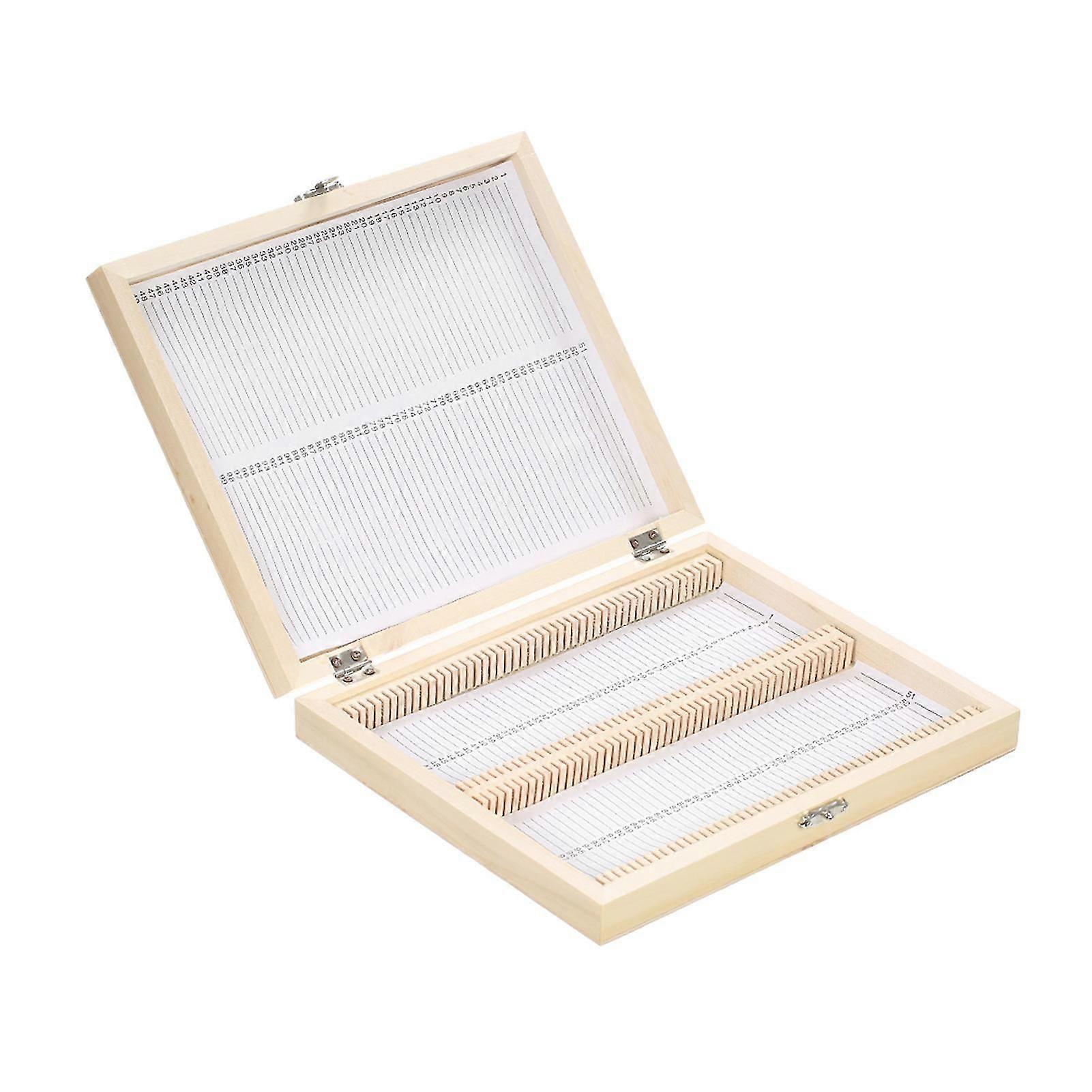 100-places Wooden Slide Storage Box