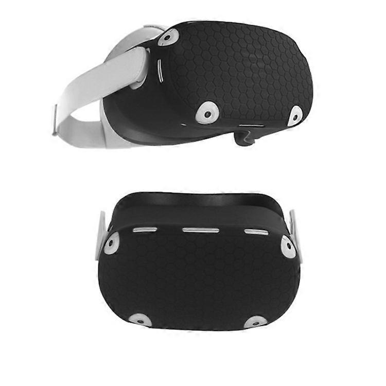 För Oculus Quest 2 VR Headset Anti-drop Quakeproof Silikon Cover Protector - Svart