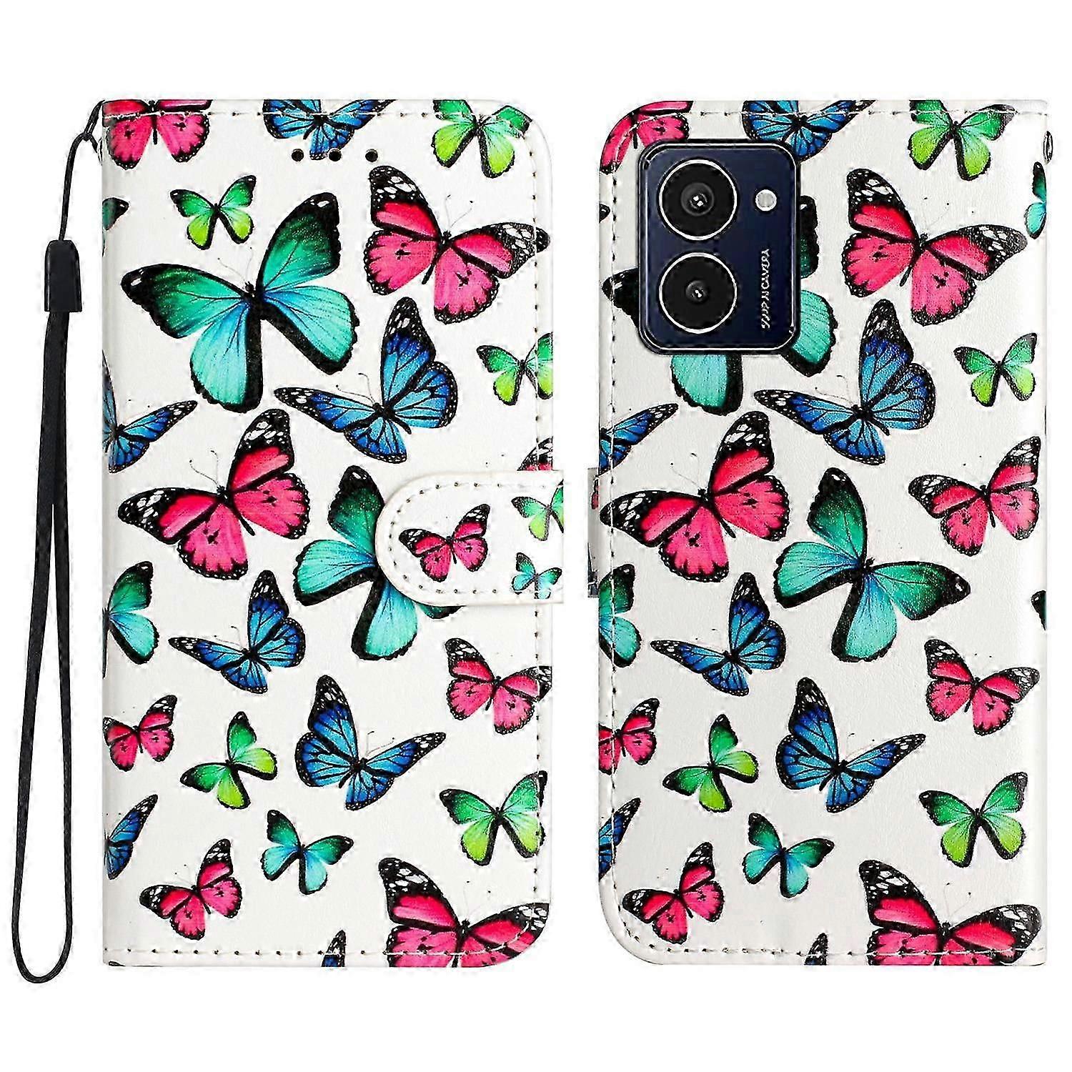 Leather Phone Case with Printed Pattern for HMD Pulse Pro - Stylish Protective Cover