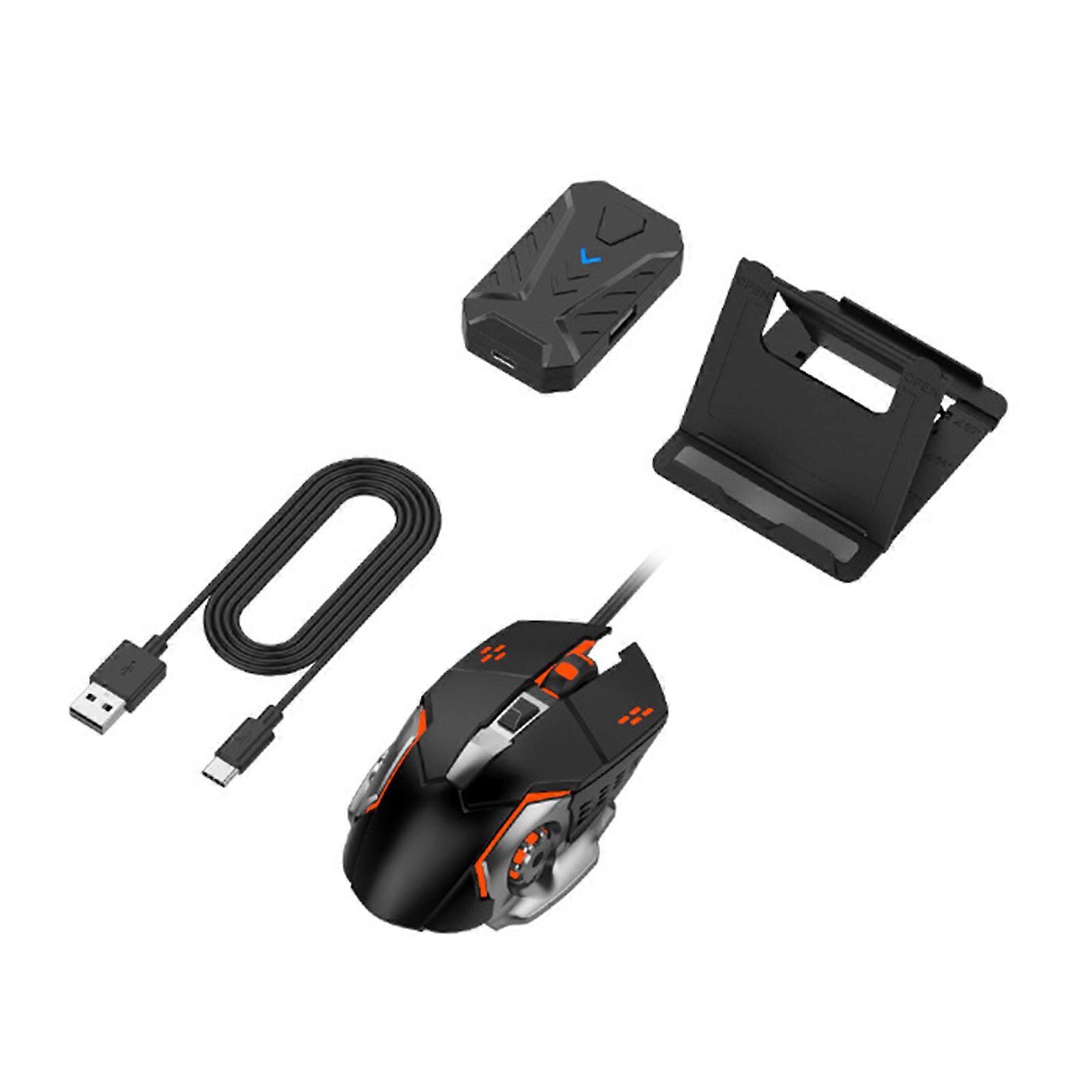 محول وحدة التحكم المحمولة للهواتف المحمولة لوحة الألعاب إلى لوحة المفاتيح ومحول الماوس يدعم متوافق مع Bluetooth