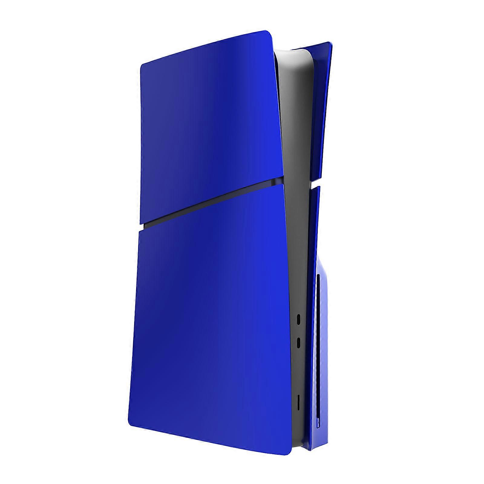 Hard Faceplate Protector Cover Console Dustproof Case Replacement Shell for Slim Disc Version Gaming Accessories  Blue