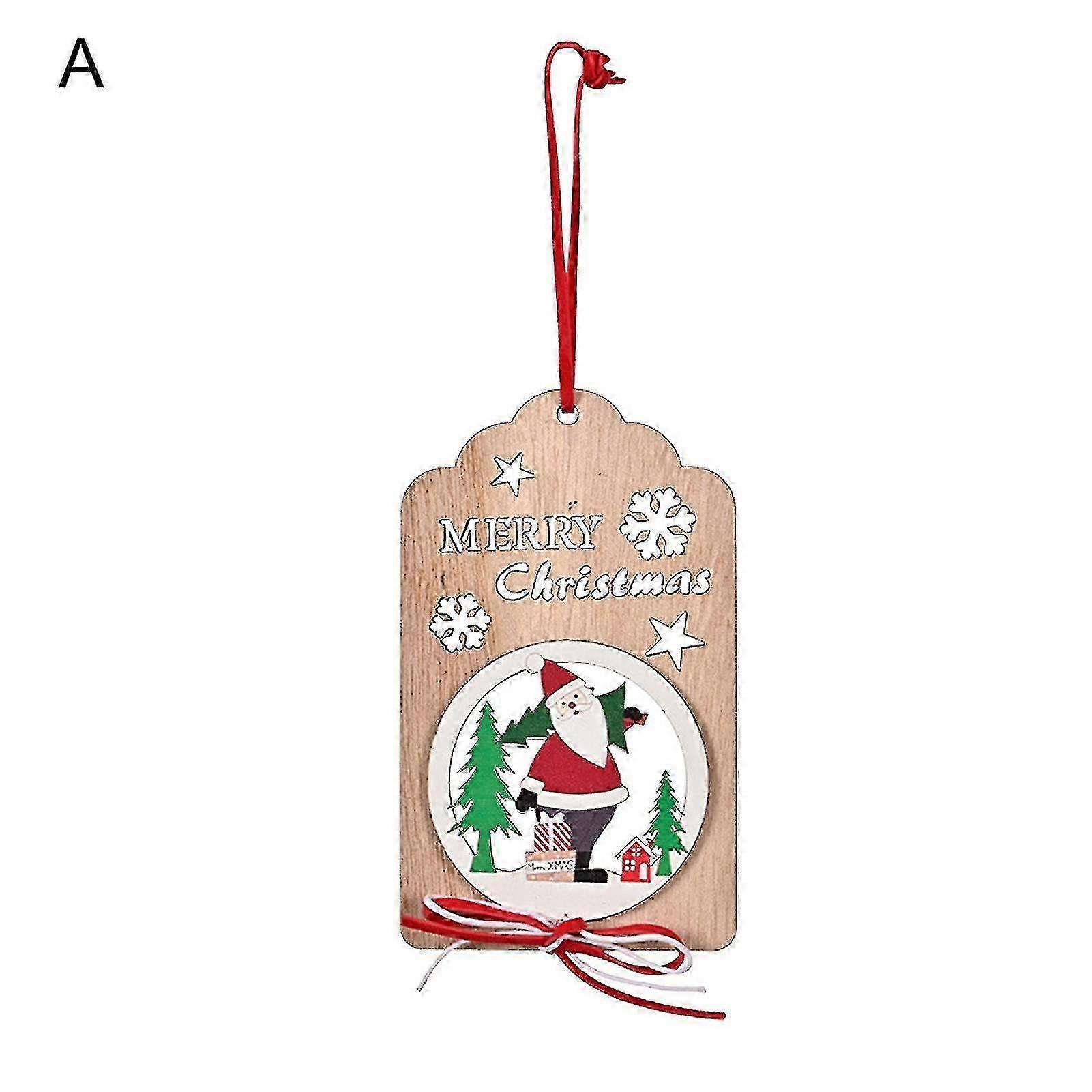 Durable Hanging Decoration Cartoon Pattern Wooden