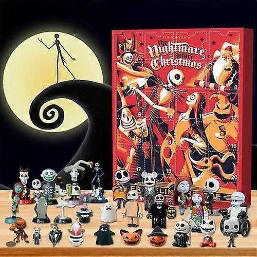 Christmas and Halloween Advent Calendar Countdown with Surprise Toy, Holiday Gift