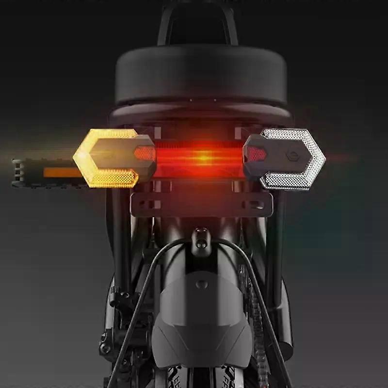 for Smart Bike Taillight with Turn Signals Light Bicycle Front Rear Light Wireless Remote Control LED Safety Warning Lig
