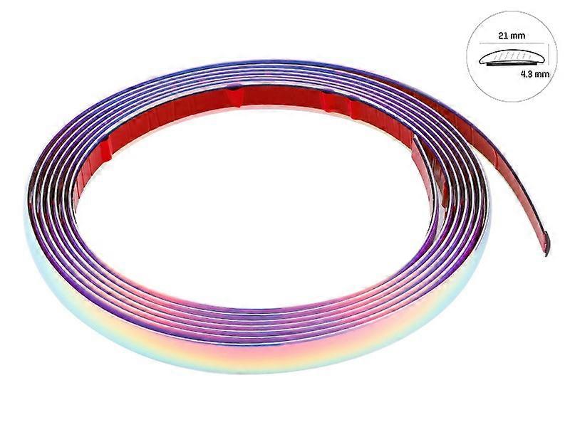 Moldura decorativa, arco iris, 21 mm x 5 m
