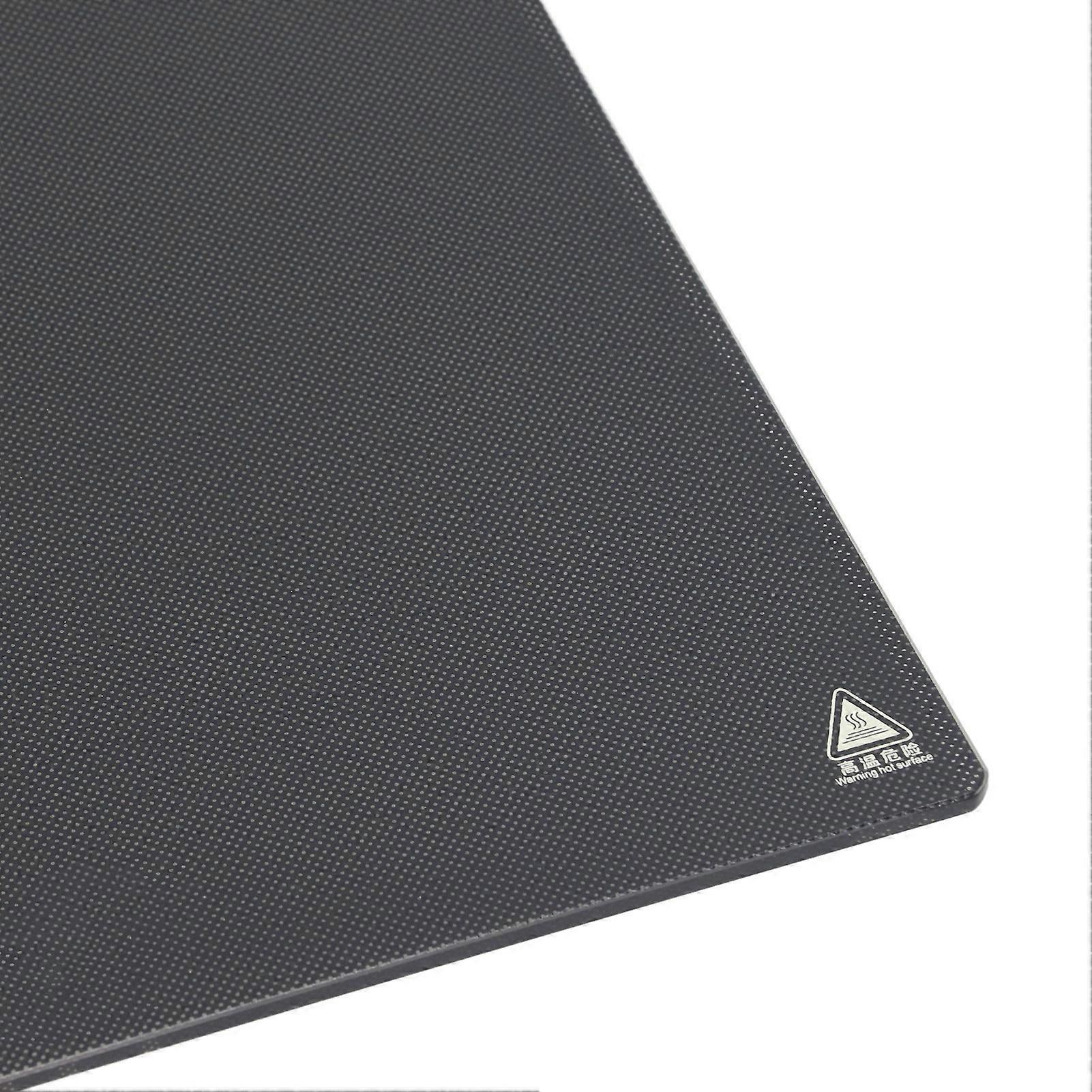 3D Printer Platform 320 x 310 x 4 mm Tempered Glass Build Plate Strong Adhesion Easy Mold Removal Build Plate for CR10 V2