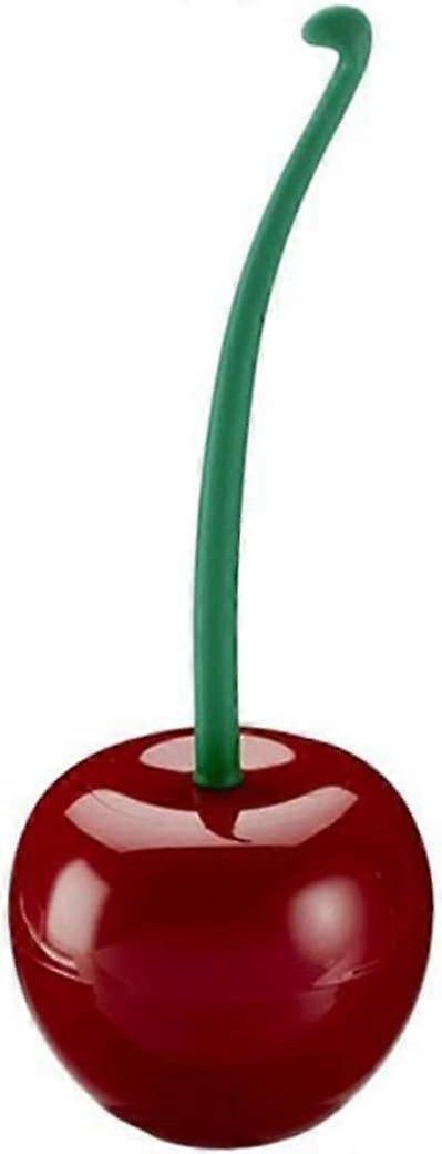 Creative Cherry Toilet Brush - Red Fruit-Shaped Cleaning Tool