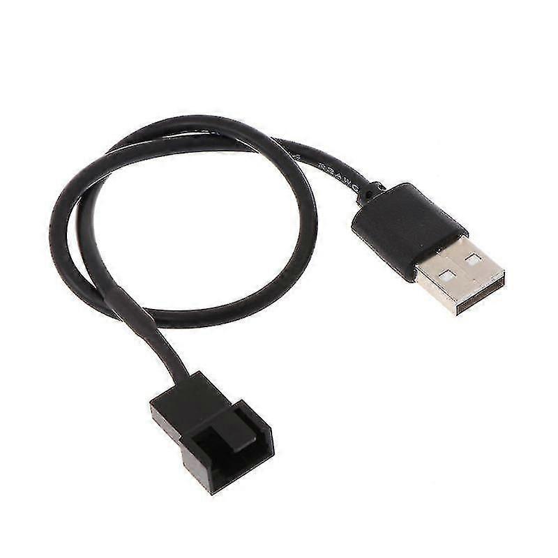 Usb 2.0 A Male To 3-pin/4-pin Connector Adapter Cable For 5v Computer Pc Fan
