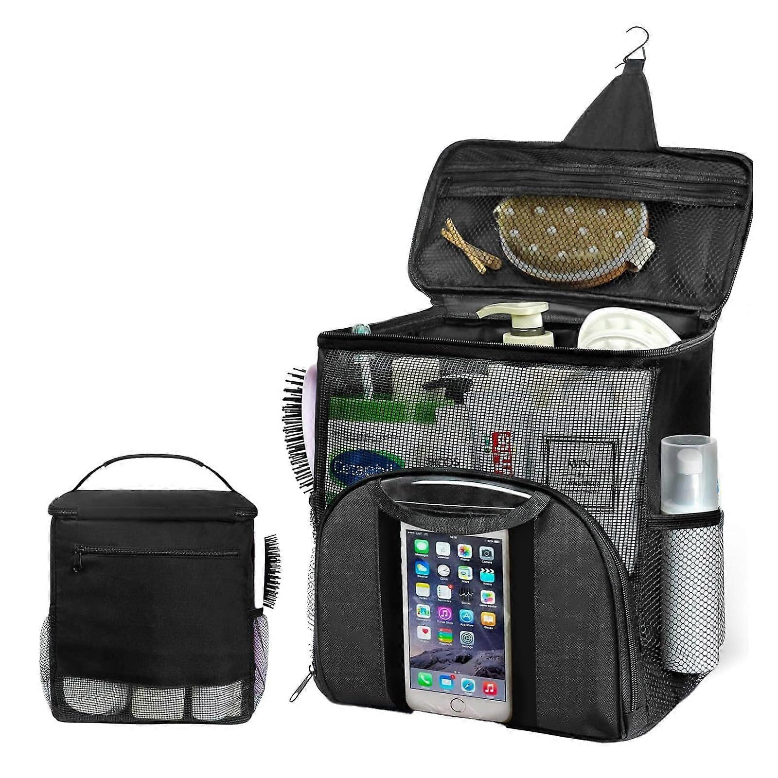 Shower Caddy Dorm, 1 Pack Mesh Shower Caddy for Traveling,Mesh Shower Bag for Hanging,Shower Bag for Home, Bathroom, Dorm Room