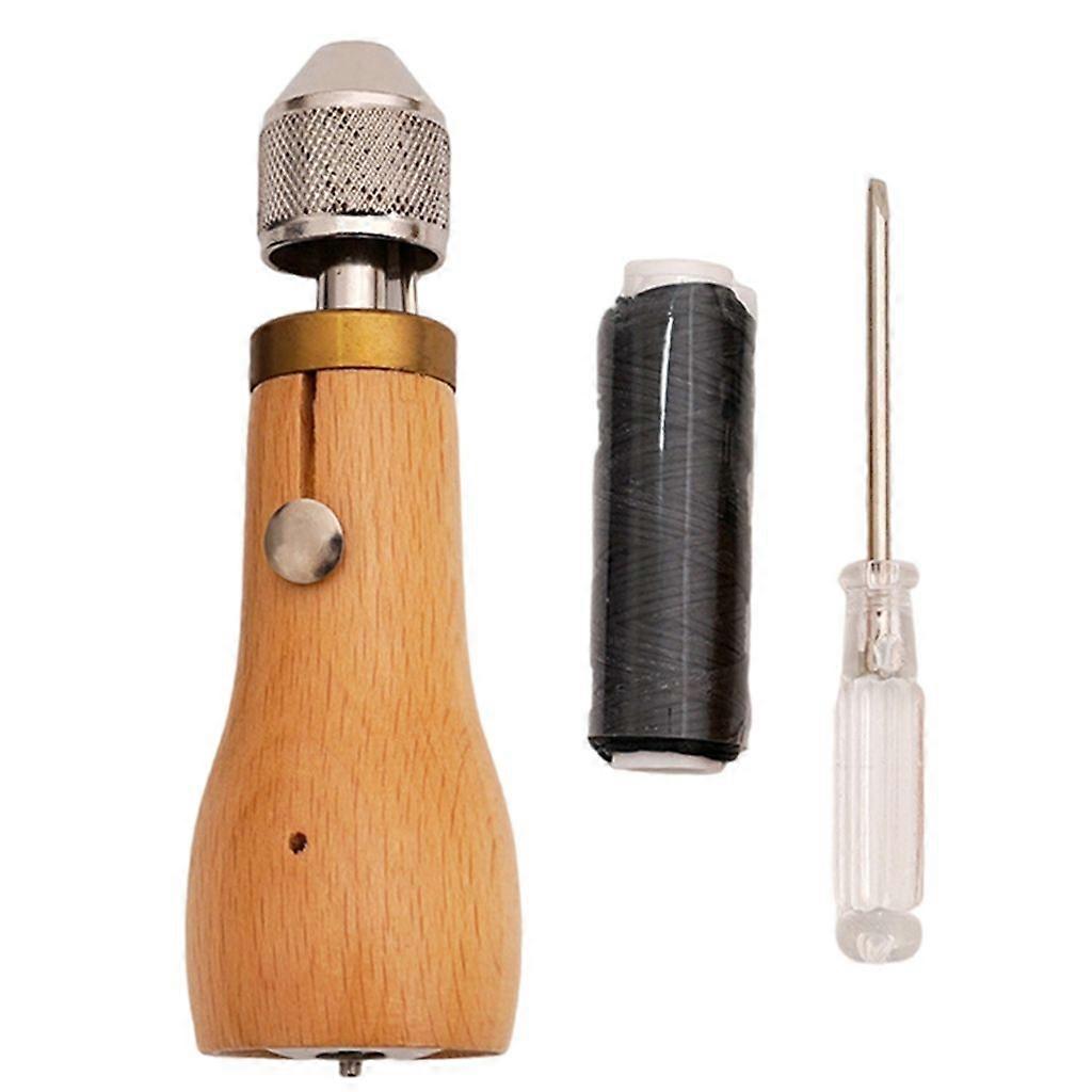 Leather Sewing Awls Tool Set for Leather Craft Repair, with  Sewing Thread