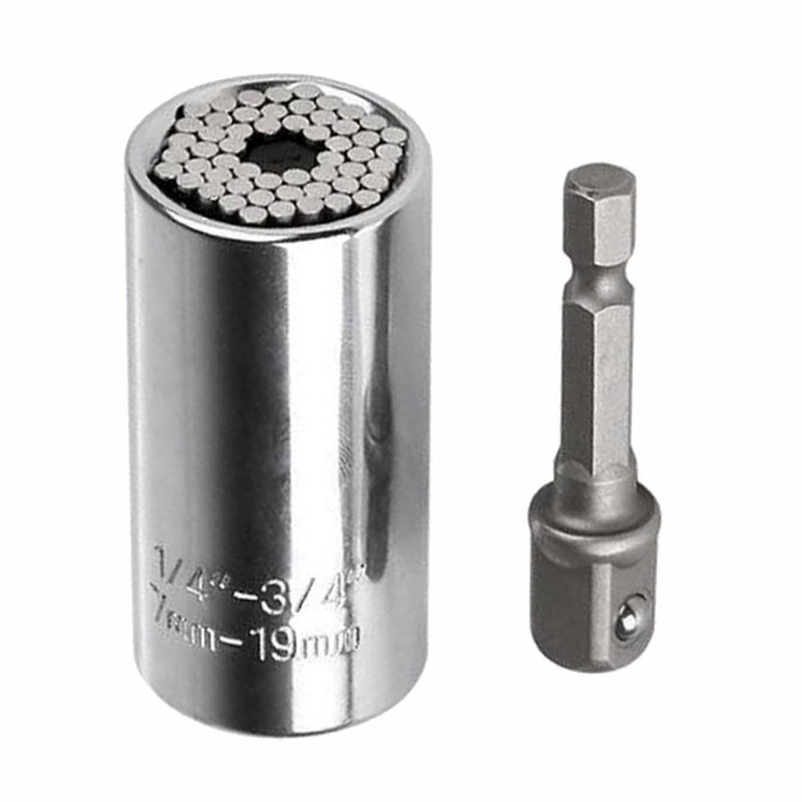 Universal Torque Wrench Power Drill Ratchet Bushing Spanner Key Multi Hand Tool 7-19mm/11-32mm Head Set Socket Sleeve