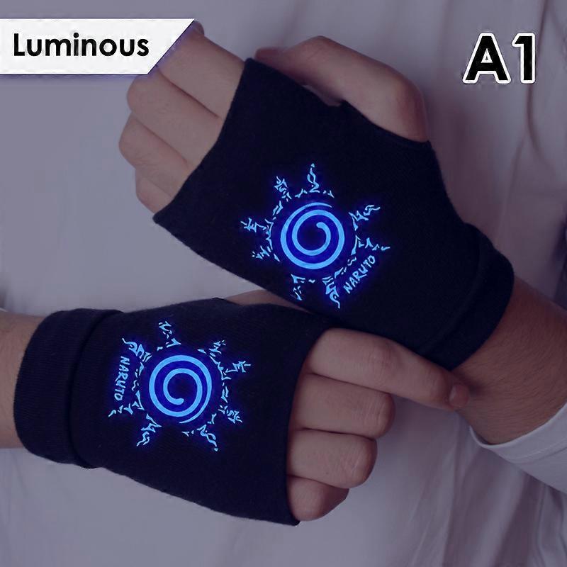 Anime Gloves Two-Dimensional Animation Cosplay Prop Thick Cotton Luminous Gloves