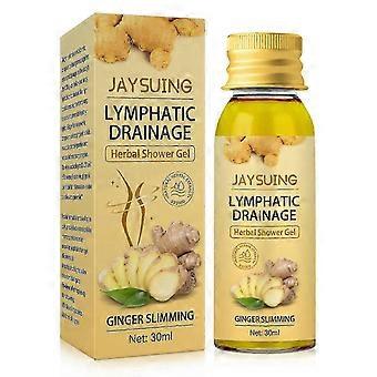 Jaysuing 30 ml ingefær shower gel lymfedrænage slankende formning fremme stofskiftet | |